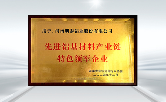 先進鋁基材料產(chǎn)業(yè)鏈 特色領軍企業(yè)